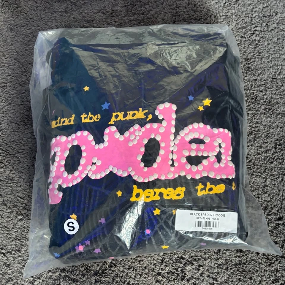 Sp5der P*NK V2 Hoodie Black - photo 5
