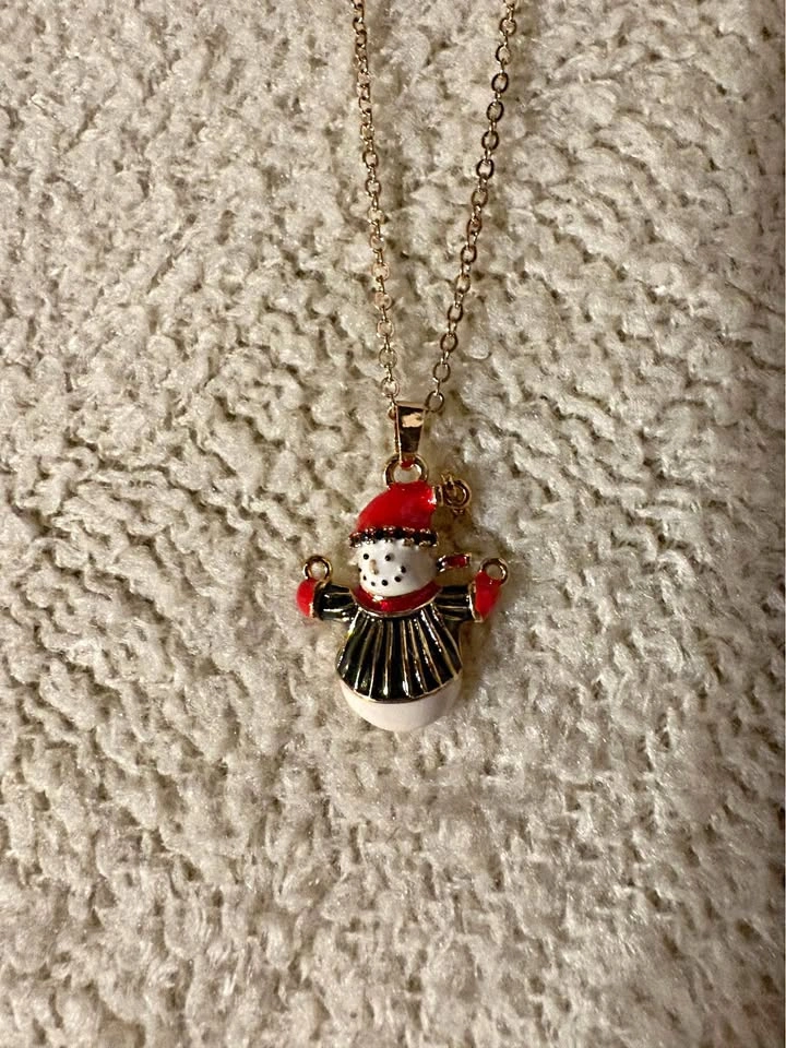 Snowman Necklace - NEW Pop Up Shop Item - NE Martindale