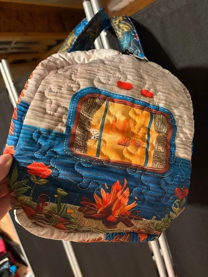 Quilted Camping Trailer Duffel Bag - NEW - photo 2