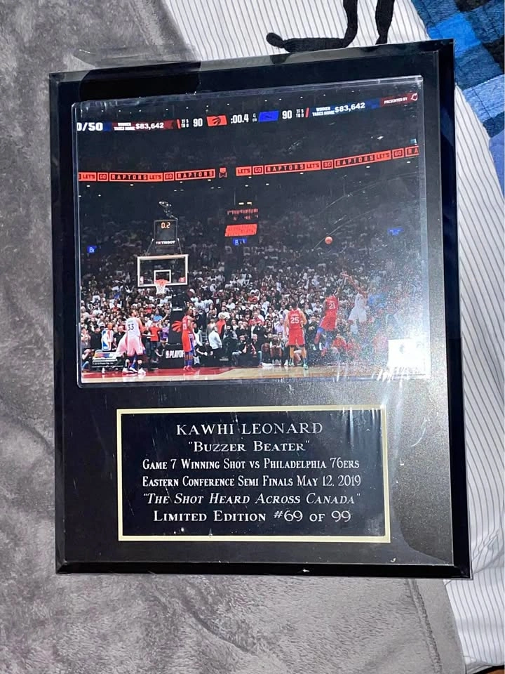 Kawhi Leonard Limited Edition Plaque