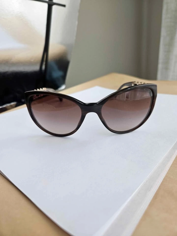 Chanel Sunglasses Leather Brown - photo 2