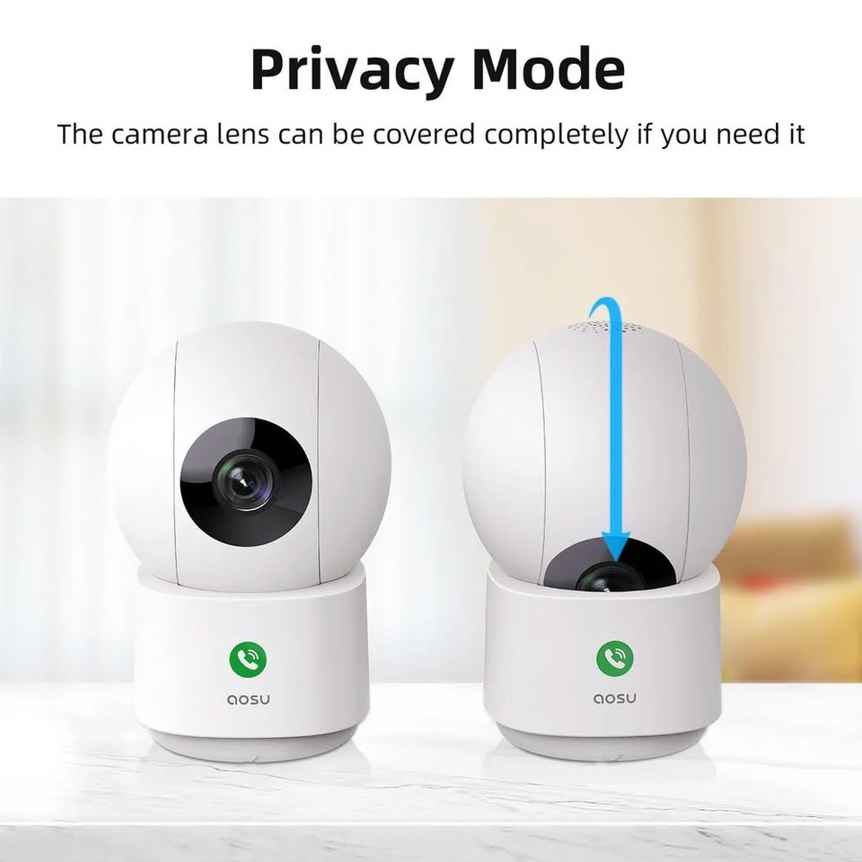 Aosu 2K Indoor PT Camera with Smart motion tracking - photo 3