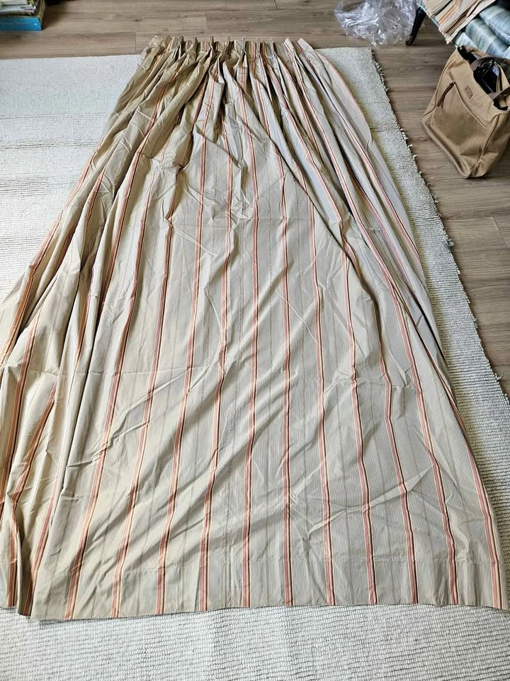 Pleated Custom Curtains 96x33"