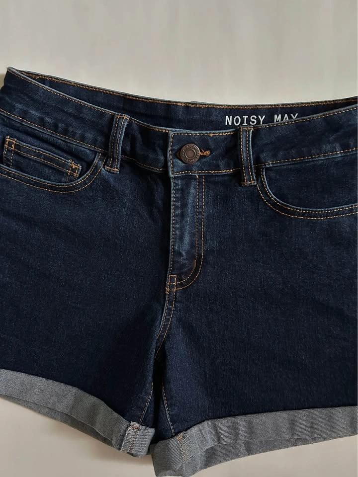 Brand New Noisy May Small Denim Shorts - photo 2
