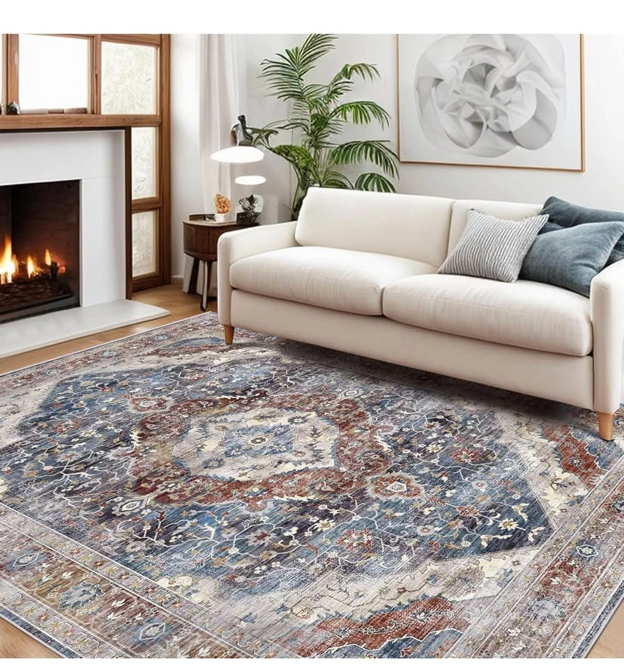 Beautiful Brown/ Navy Blue 6/9 Rug - photo 3