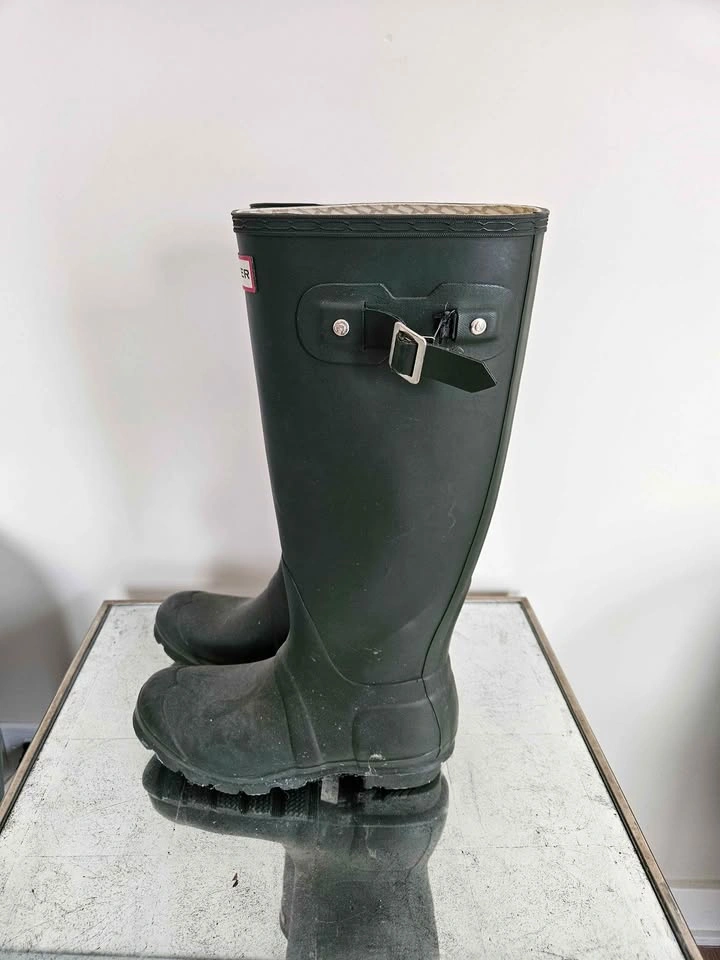 Hunter Rain boots green 6.5 - photo 2