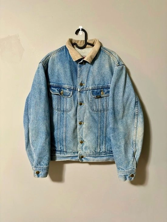 Vintage 70s/80s Lee Stormrider Denim Sherpa Jacket