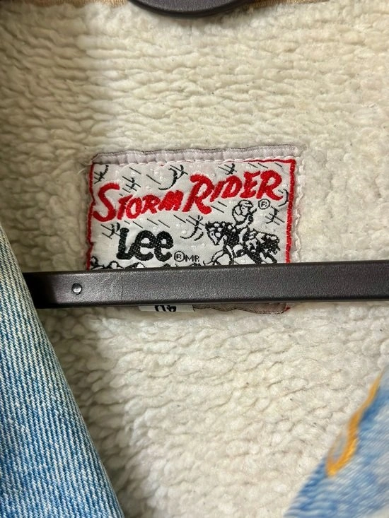 Vintage 70s/80s Lee Stormrider Denim Sherpa Jacket - photo 4