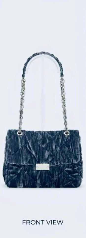 Zara Velvet Quilted Bag
