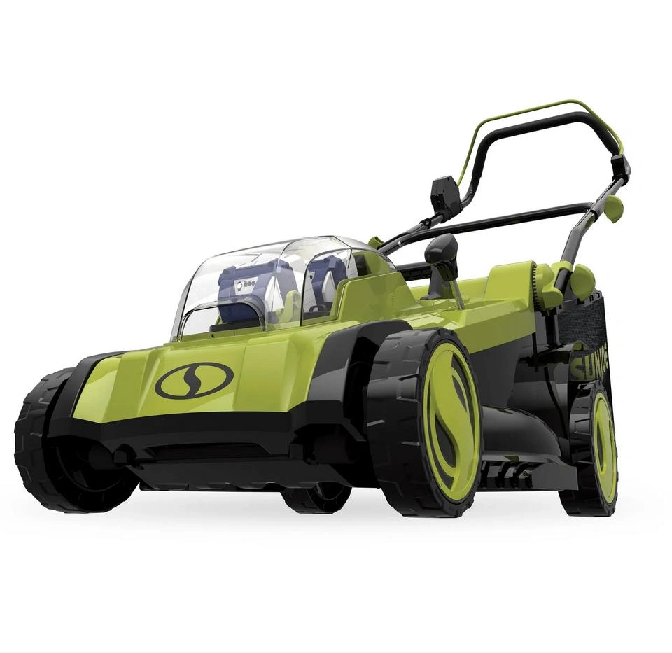Sun Joe 48V Cordless Mower Kit w/ Bag, 2 Batteries + Charger - photo 2