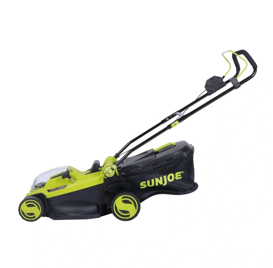 Sun Joe 48V Cordless Mower Kit w/ Bag, 2 Batteries + Charger - photo 4