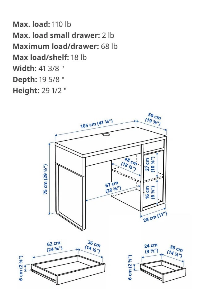 IKEA Micke Desk - photo 2