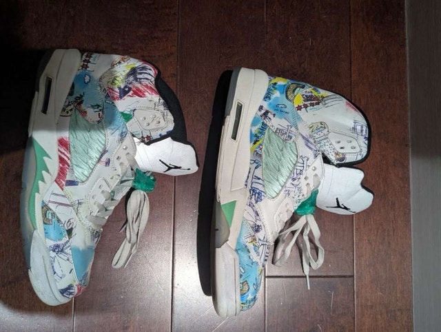 Limited Edition "Doodle" Jordan 5 - photo 4