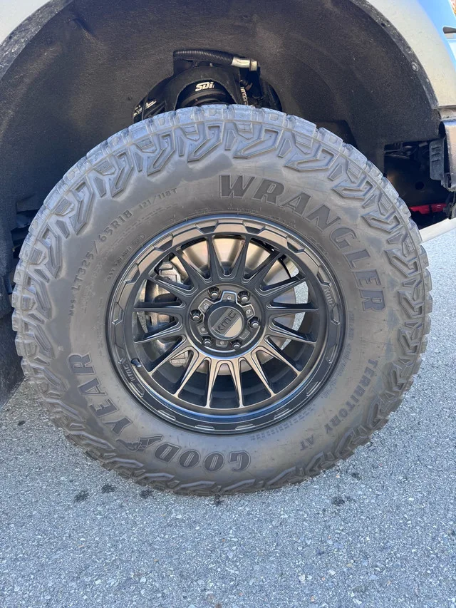 18” KMC Impact 6 x 135 35” Goodyear Tires Ford F150 thumbnail