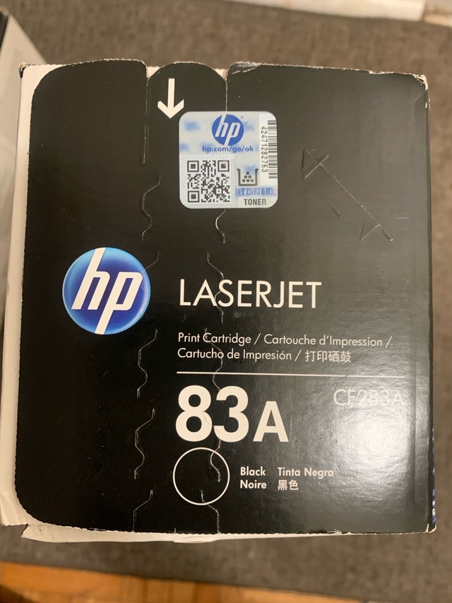 Brand New HP Laserjet 83A Black Toner Cartridge Original - photo 3