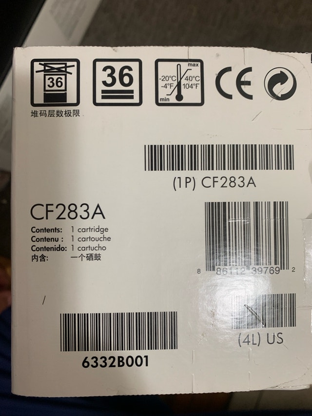 Brand New HP Laserjet 83A Black Toner Cartridge Original - photo 4