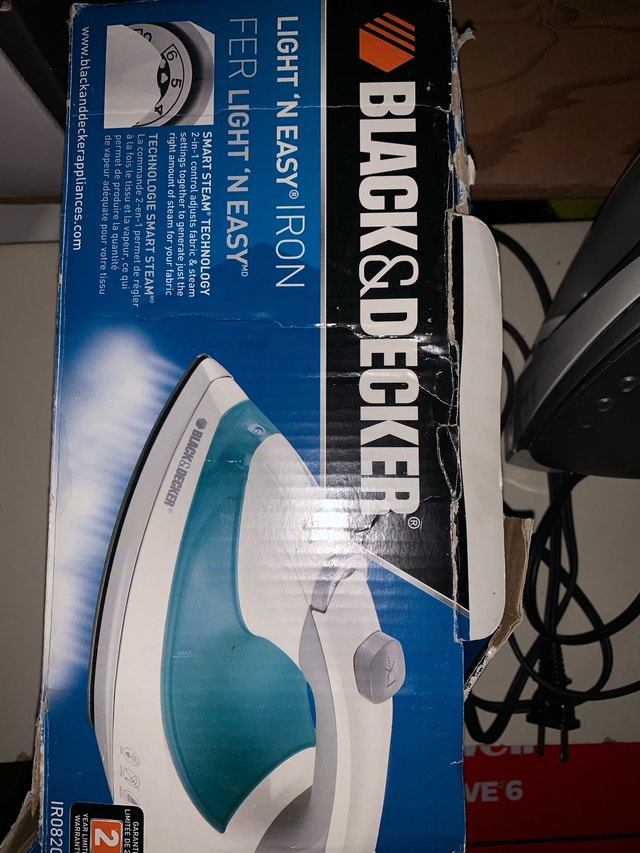 New Black & Decker Iron