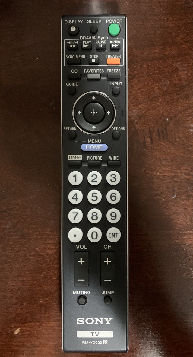 Sony Original TV Remote - photo 2