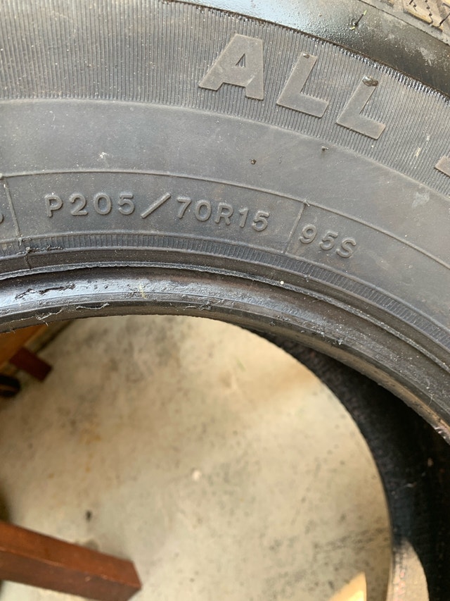 Brand New All Season 205 70 15 Single Tire - photo 3
