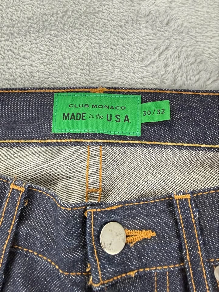 Vintage Club Monaco Men's Selvedge Jeans Size 32x32 - photo 3