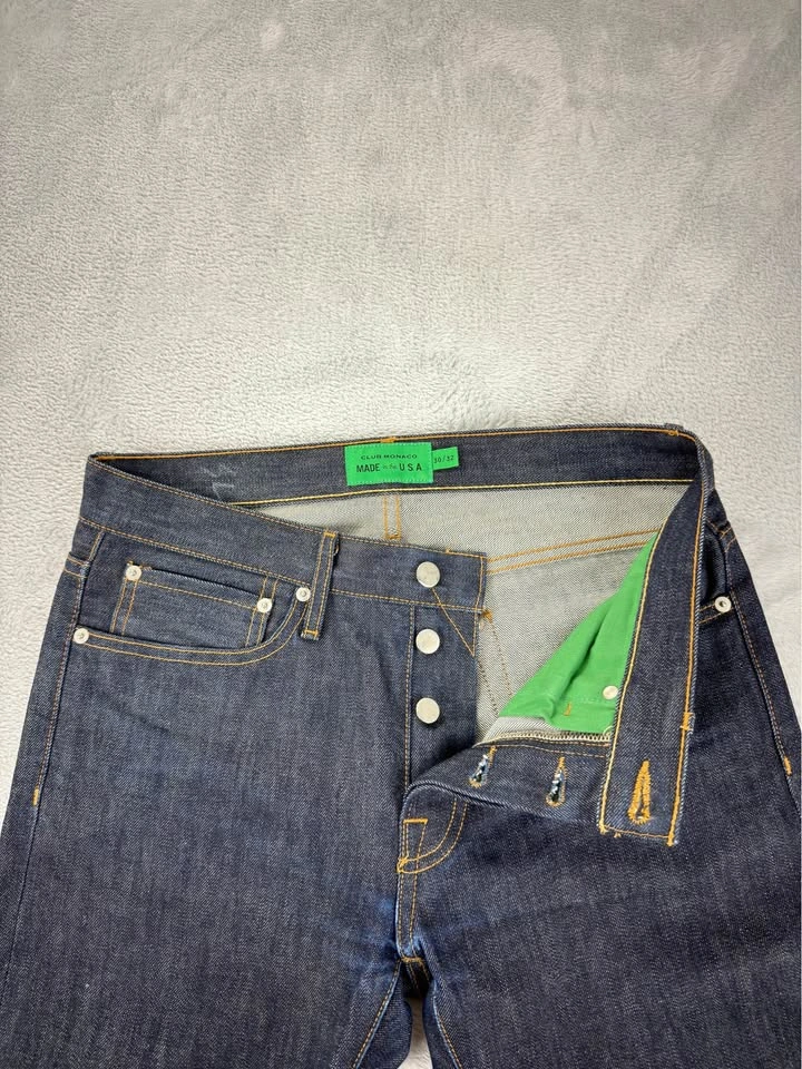 Vintage Club Monaco Men's Selvedge Jeans Size 32x32 - photo 4