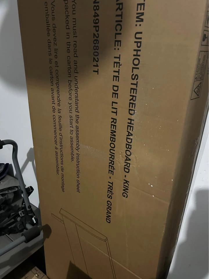 King Size Headboard - Brand New in Box - photo 3