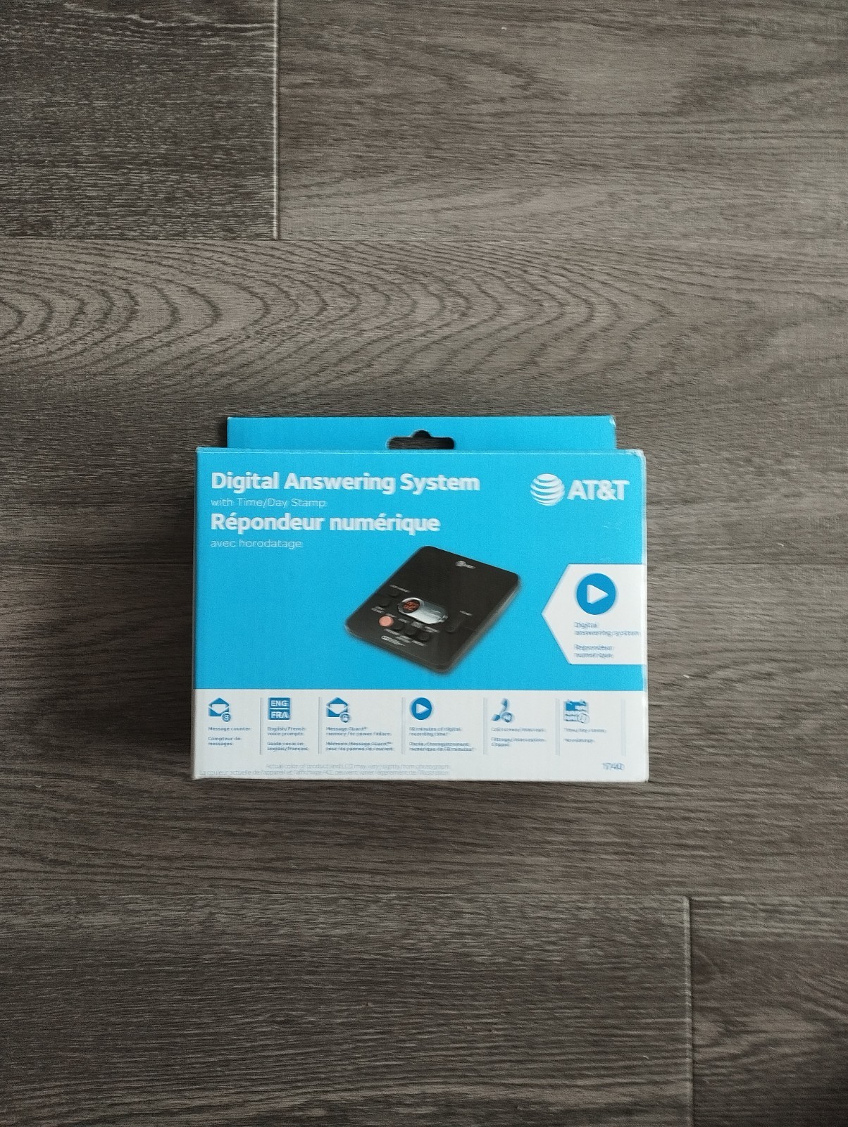 AT&T Digital Answering Machine with 60-Minute Record Time, Black