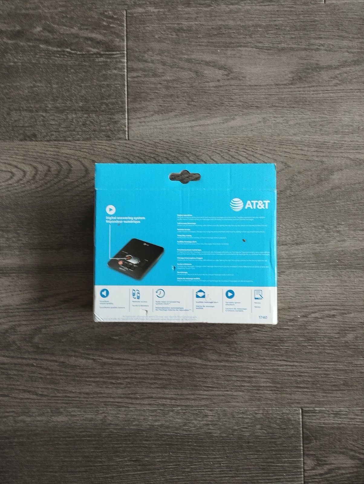 AT&T Digital Answering Machine with 60-Minute Record Time, Black - photo 2