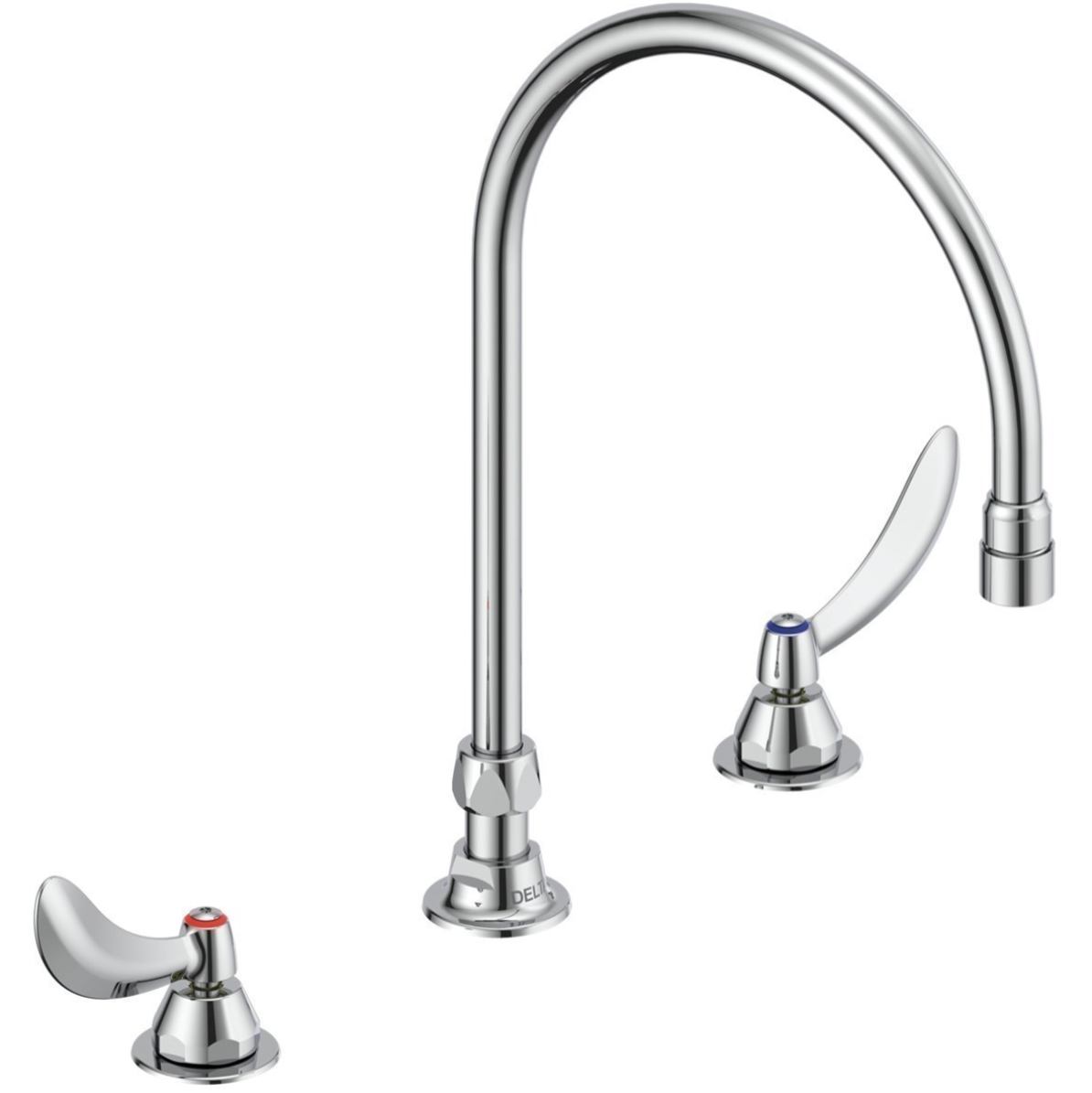 DELTA LAVATORY FAUCETS WGOOSENECK SPOUTS MODEL 23C624-R7