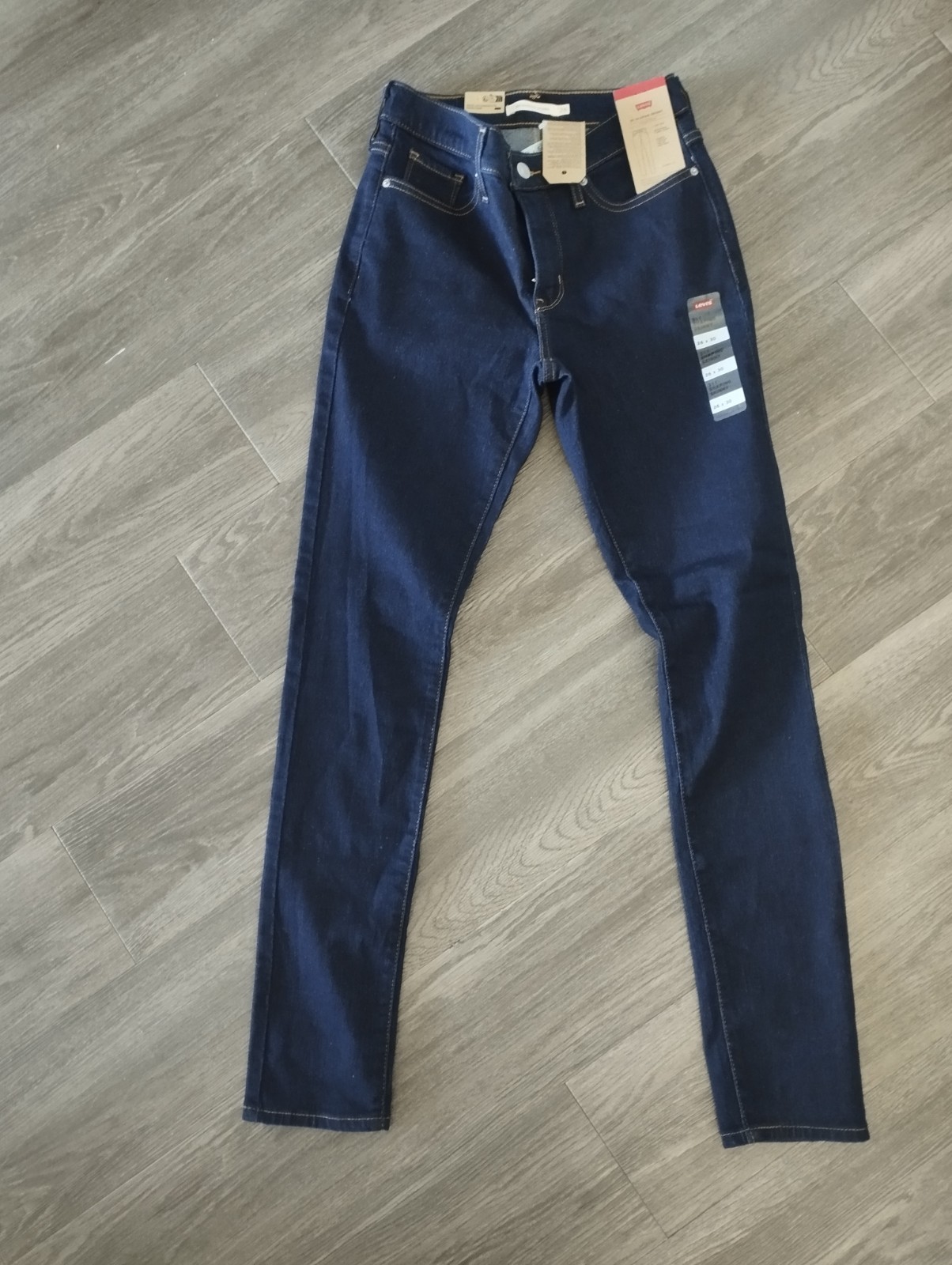 26X30 Levi's Womens 311 Shaping Skinny Jeans Blue