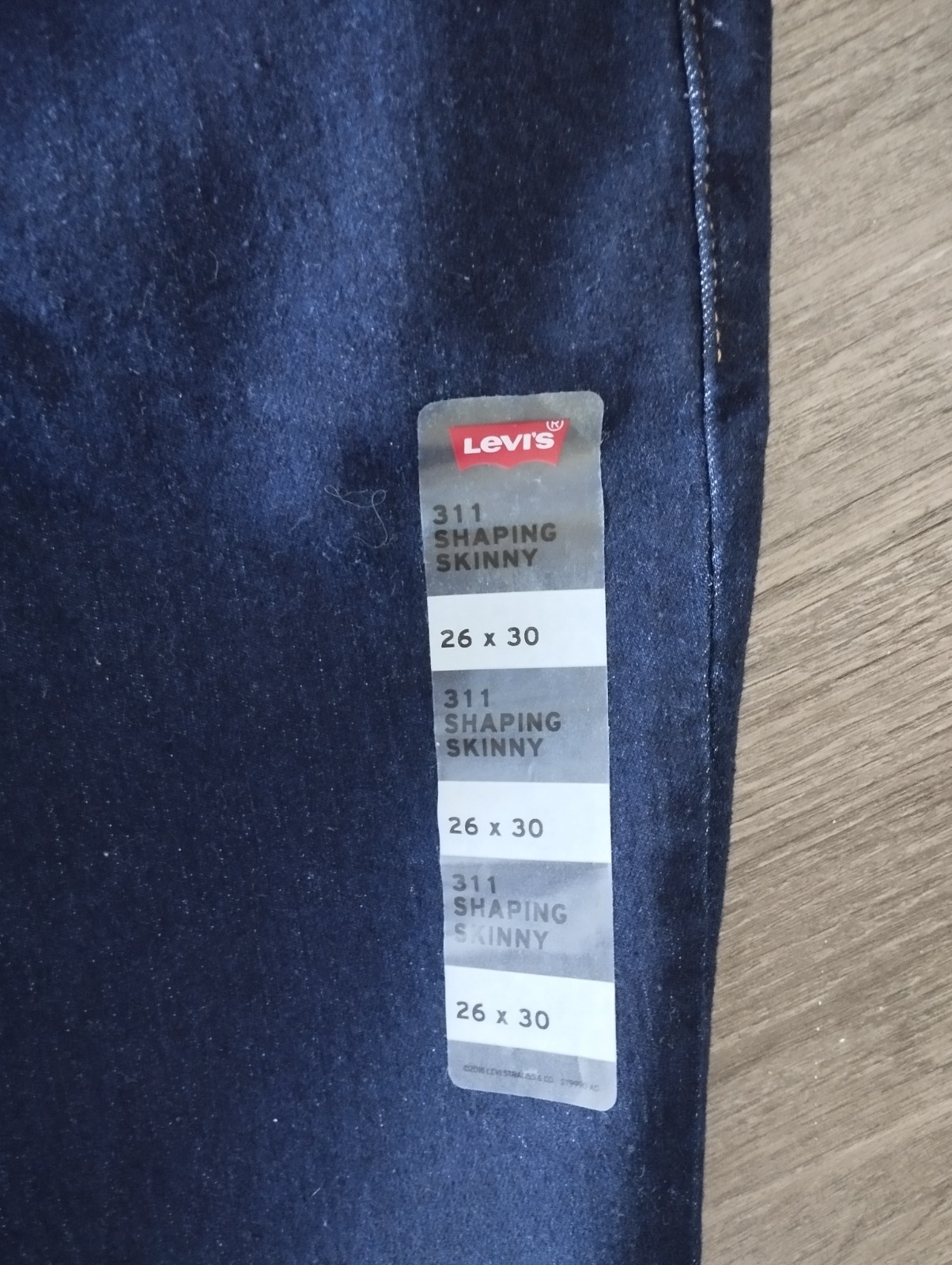 26X30 Levi's Womens 311 Shaping Skinny Jeans Blue - photo 2