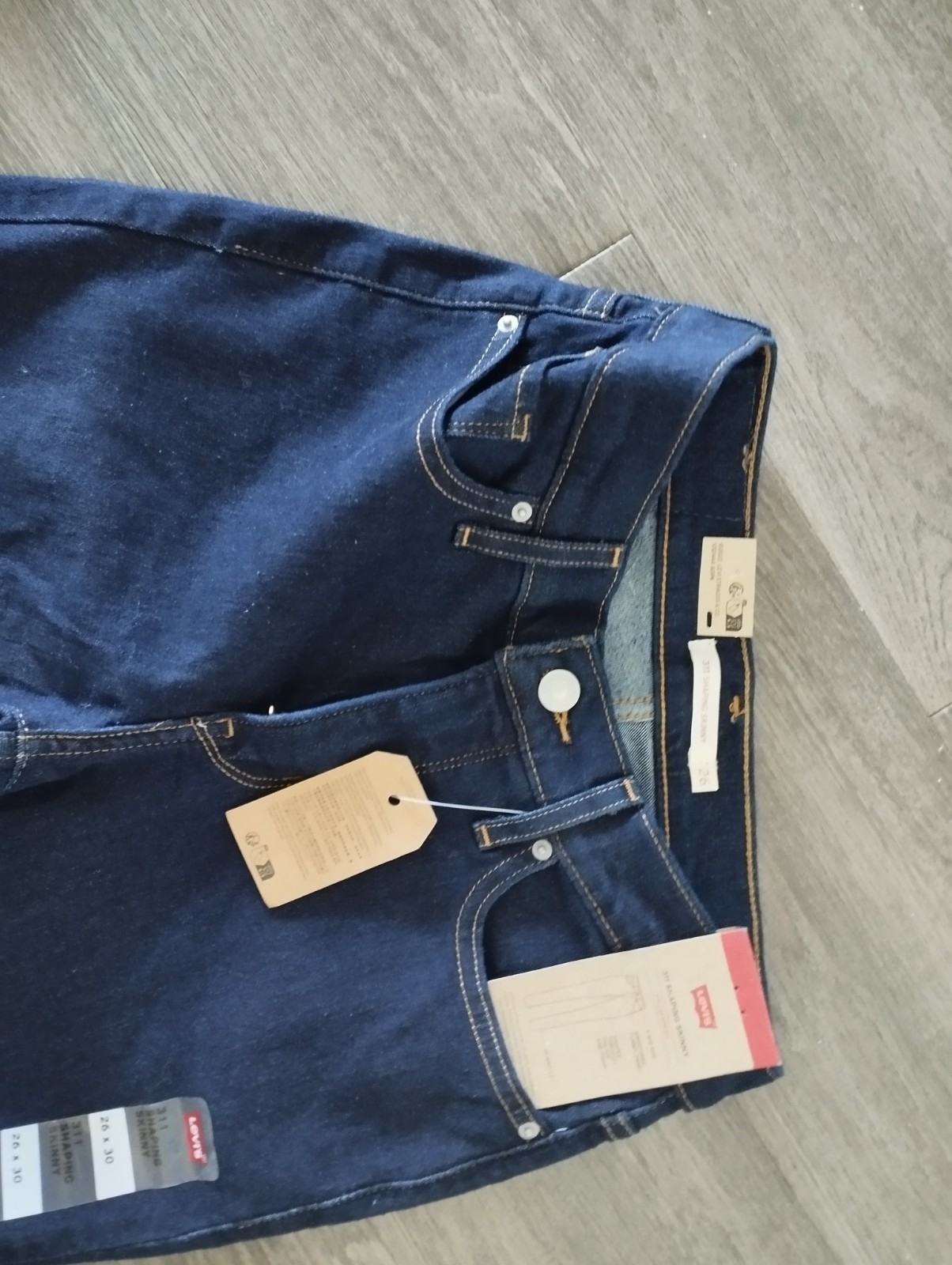 26X30 Levi's Womens 311 Shaping Skinny Jeans Blue - photo 3