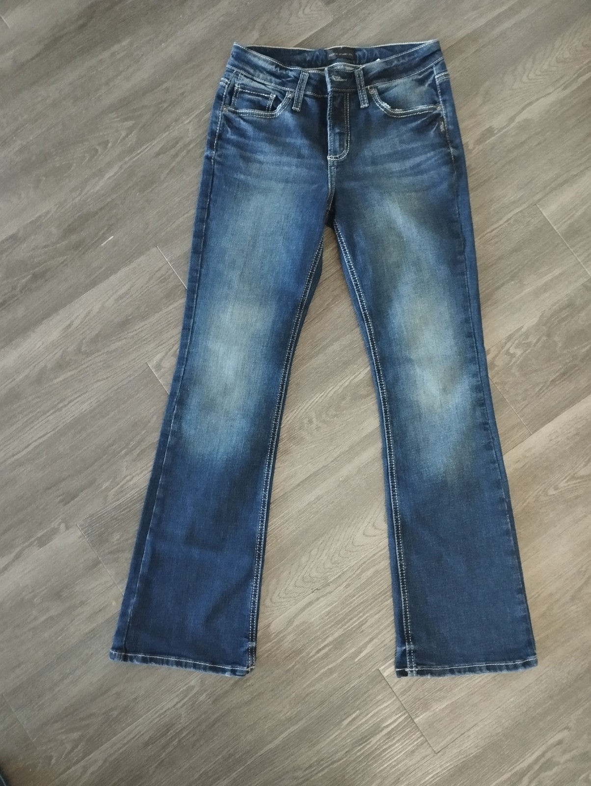 Silver Jeans Co. Womens Suki Mid Rise Slim Fit Bootcut Jeans 28x