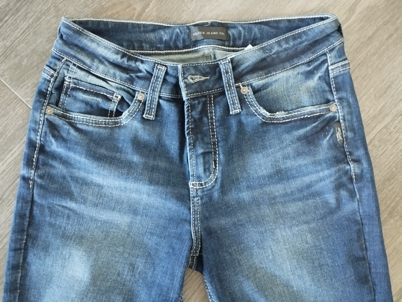 Silver Jeans Co. Womens Suki Mid Rise Slim Fit Bootcut Jeans 28x - photo 3