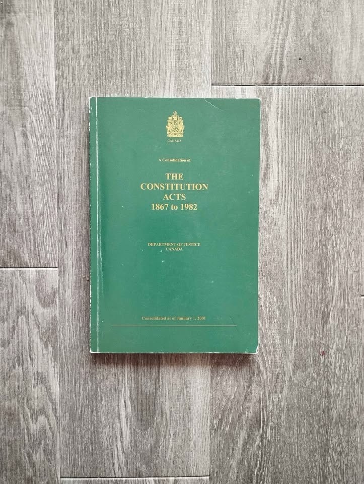 The Constitution Acts 1867 to 1982