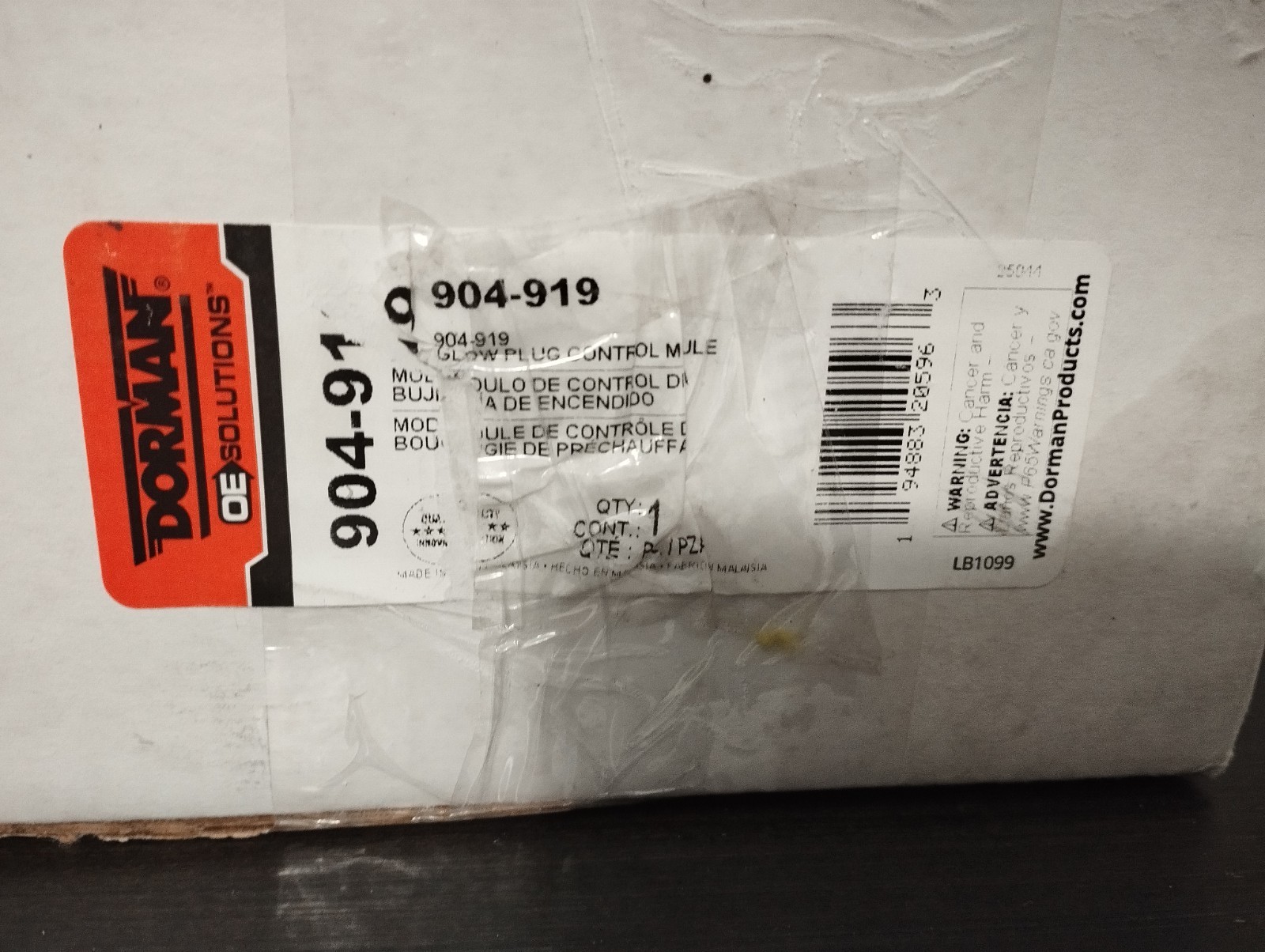 Dorman 904-919 Glow Plug Control Module for Ford - photo 5