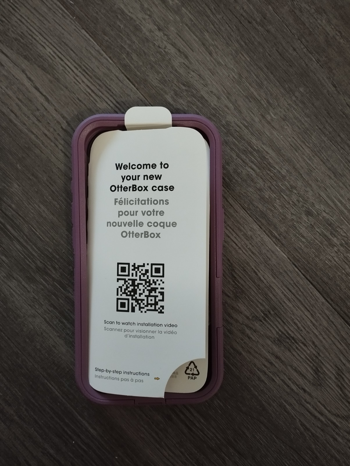 OtterBox iPhone 17 Pro Defender XT Clear Case - Purple - photo 2