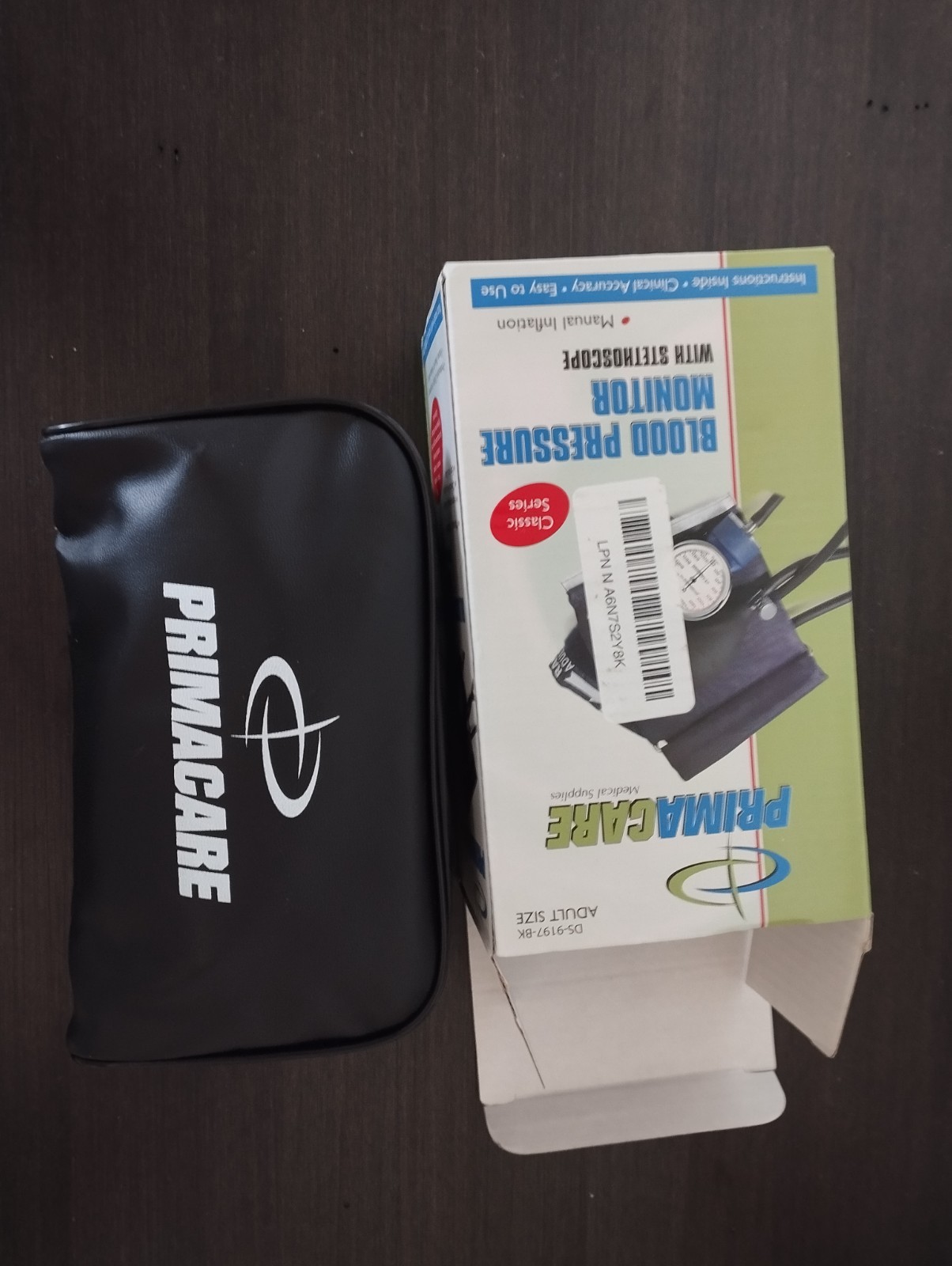 Manual Blood Pressure Cuff Aneroid with Case Adult Size - photo 2