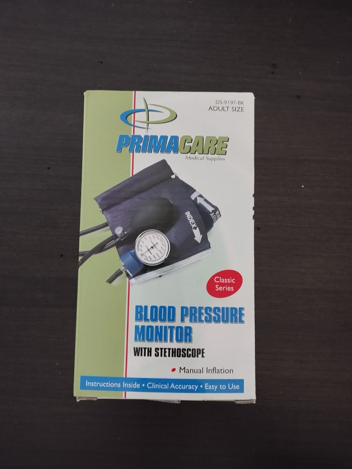 Manual Blood Pressure Cuff Aneroid with Case Adult Size - photo 3