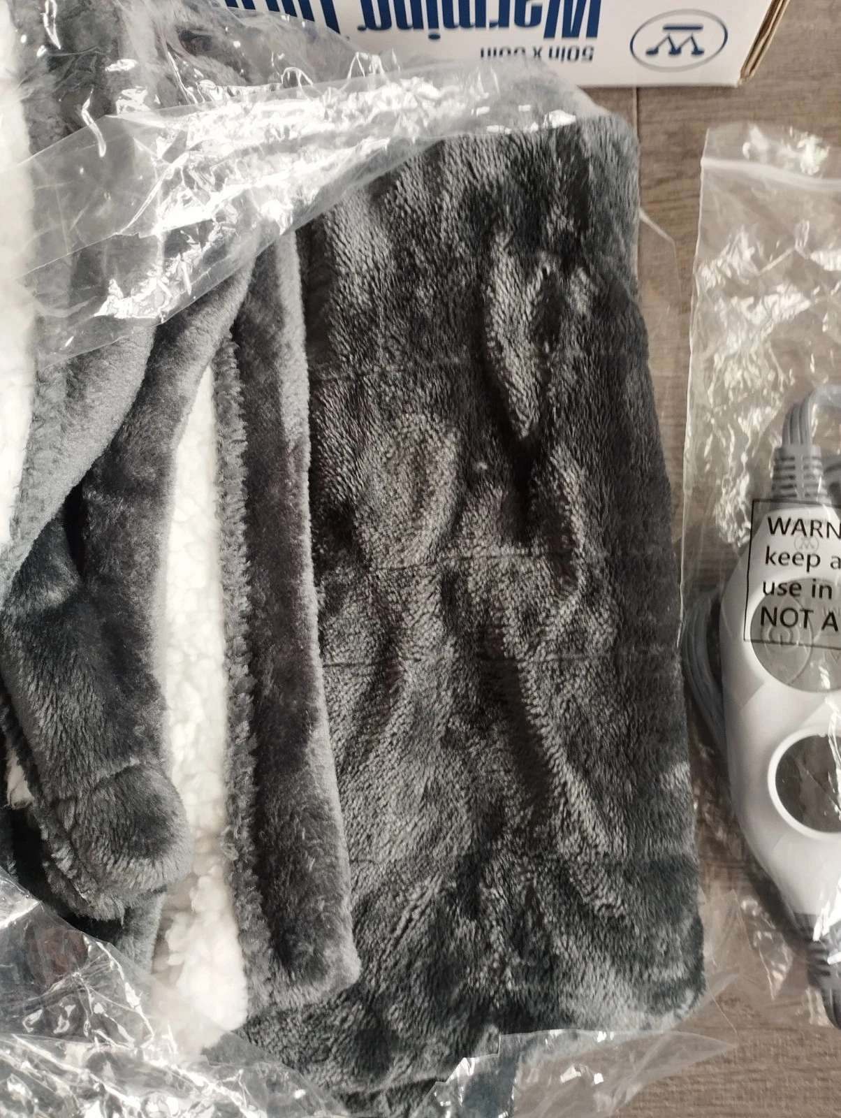 Westinghouse Electric Blanket Heated 6 Heat Levels 50x60 Charcoa - photo 2