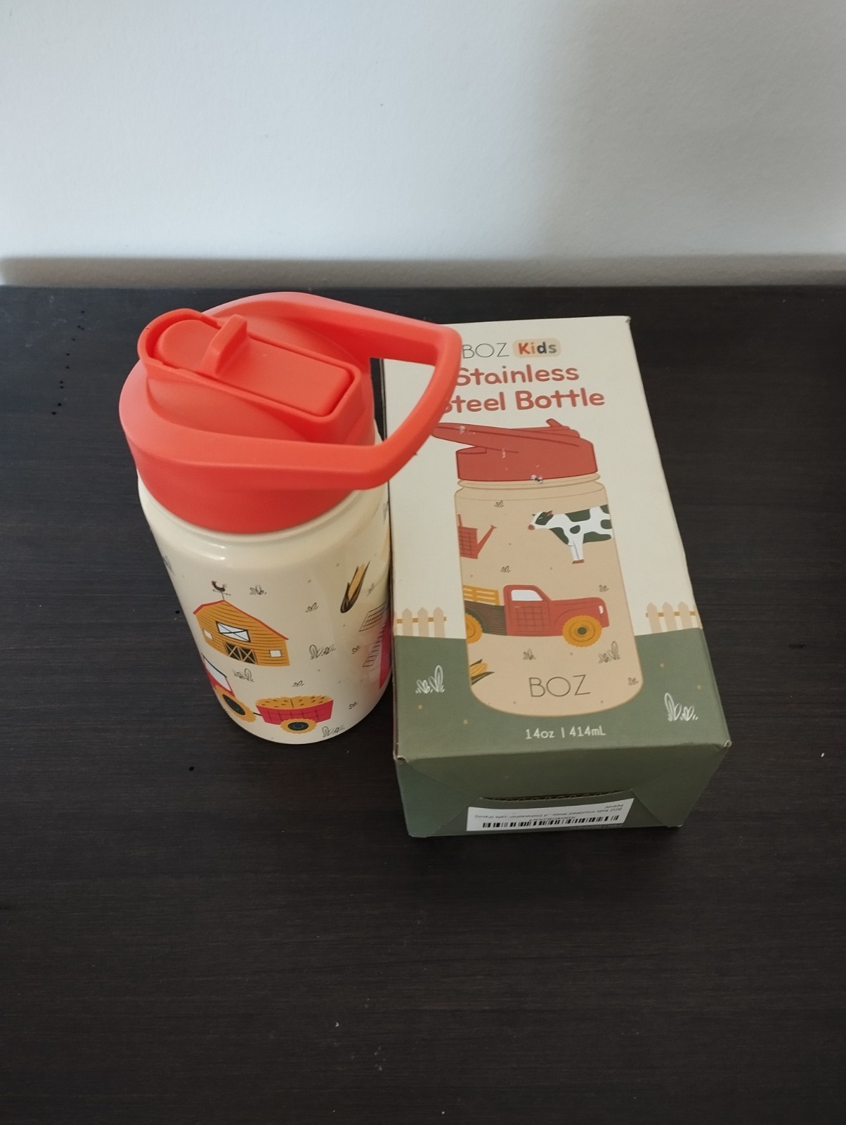 BOZ Kids Water Bottle for School with Straw - photo 2