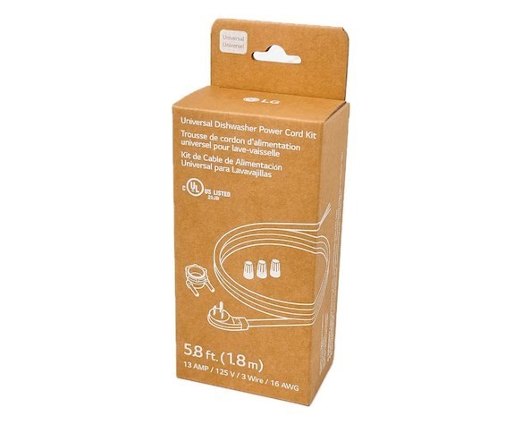 LG Universal Dishwasher Power Cord Kit