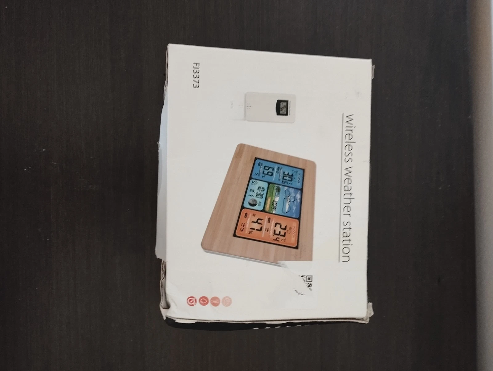 FanJu FJ3373 Digital Weather Station, USB Powered (Wood) - photo 2