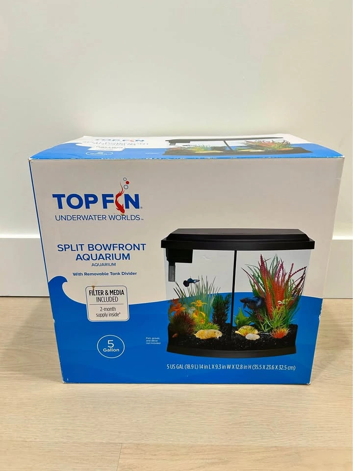 Split Aquarium - 5 Gallon