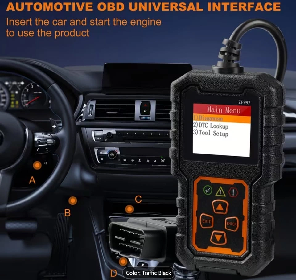 ZF997 OBD2 Car Scanner Code Reader - photo 4