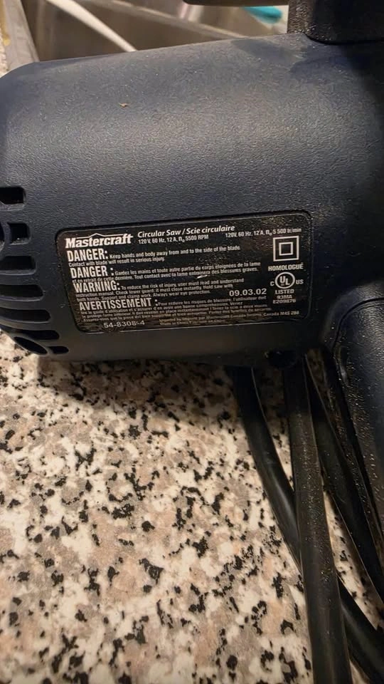 Mastercraft Circular Saw 12 Amps - photo 5