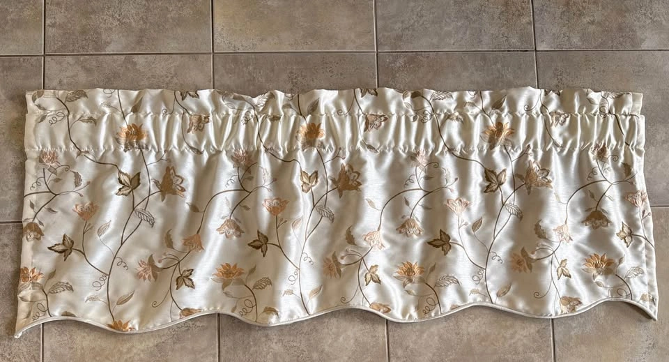 Four Floral Valances - 52”W x 18”L - photo 3