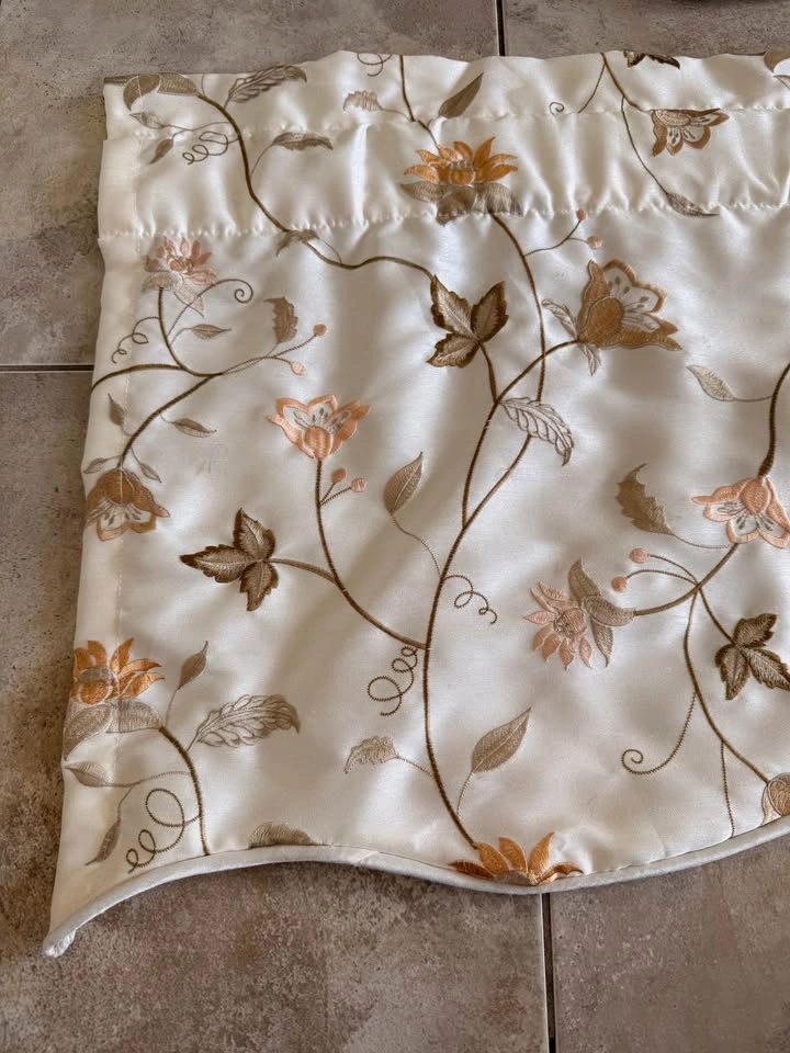 Four Floral Valances - 52”W x 18”L - photo 4