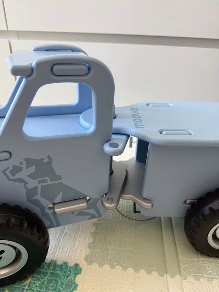 Wooden Toy Truck (Moover / Mack Style) – Light Blue - photo 3