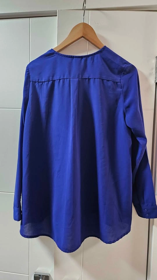 H&M Royal Blue Blouse US 4 - photo 3